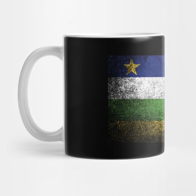 Vintage Distressed Central African Republic Flag by BramCrye